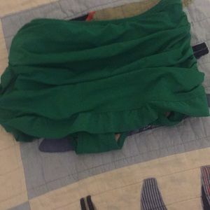 Lands End bathing suit bottom and top